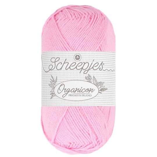 Scheepjes Organicon - Weiche Bio Baumwolle 50g 249 Pink Petunia