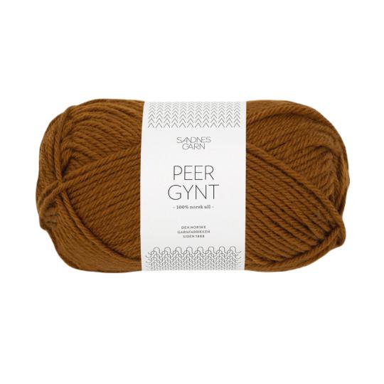 Sandnes Peer Gynt 50g gyllenbrun 2564