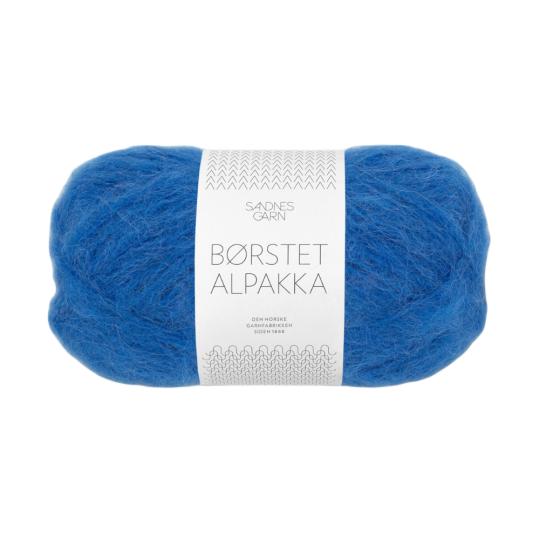 Sandnes Borstet Alpakka 50g jolly blue 6046