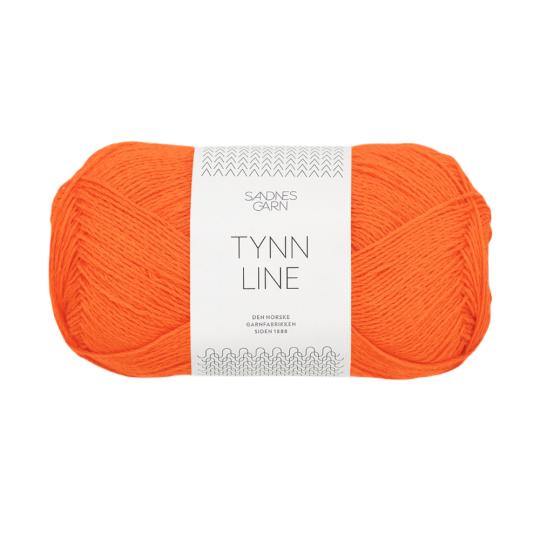 Sandnes Tynn Line 50g 3009 Orange Tiger