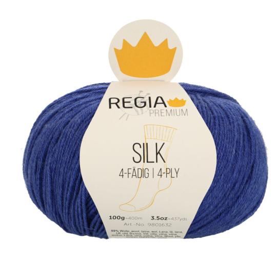 Regia 4-Fädig PREMIUM Silk 100g navy blue 00056