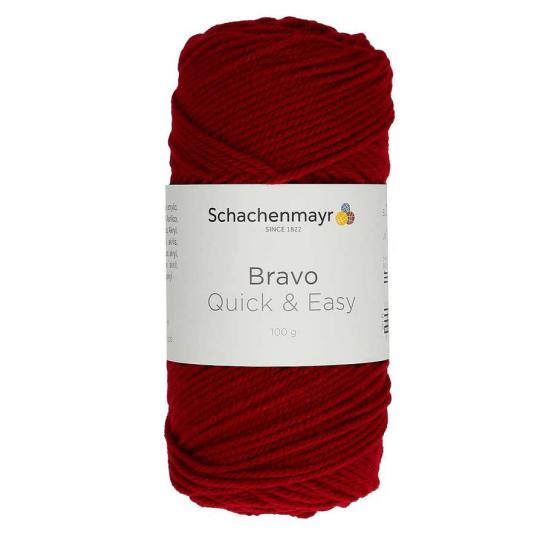 Schachenmayr Bravo Quick & Easy 100g 08222 weinrot