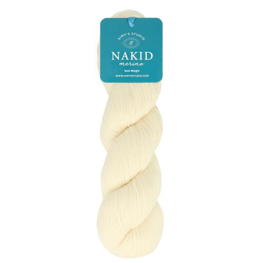 Simy's NAKID - Ungefärbte Premium-Wolle Sock