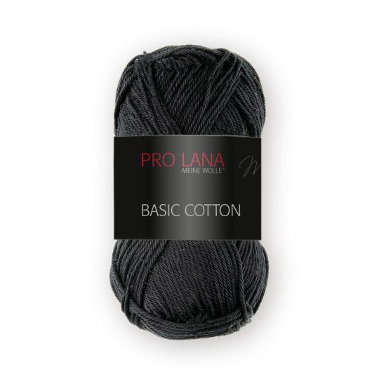 Pro Lana Basic Cotton 50g (99) schwarz