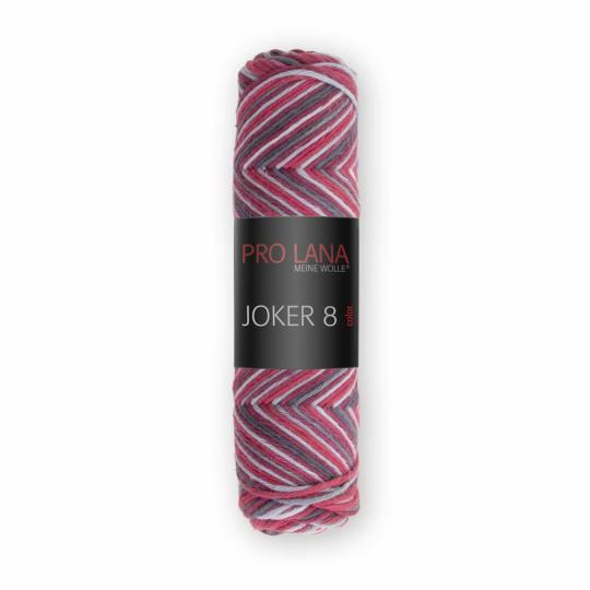 Pro Lana Joker 8fach Color 50g 532 burgund-anthrazit