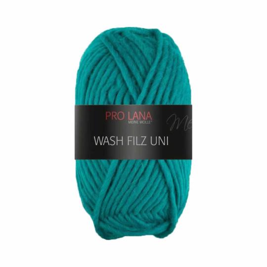 Pro Lana Wash Filz Uni 50g (166) smaragd