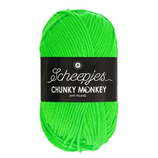 Scheepjes Chunky Monkey 100g 1259 Neon Green