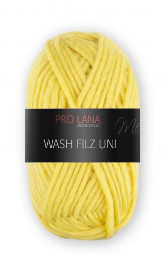 Pro Lana Wash Filz Uni 50g (124) gelb