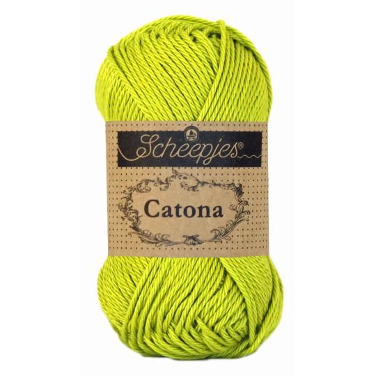 Scheepjes Catona 50g (245) - Green Yellow