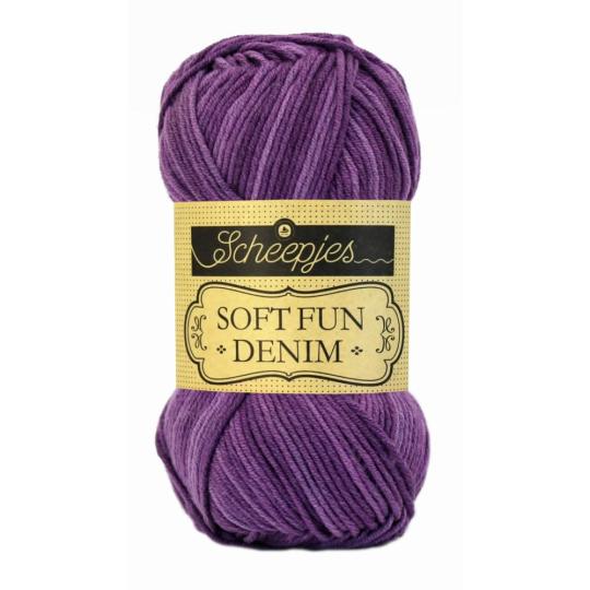 Scheepjes Softfun Denim 50g Violett 515