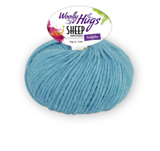 Woolly Hugs Sheep 50g 65 uni blau